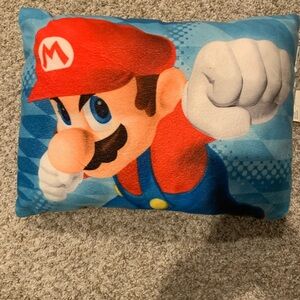 Nintendo Mario Plush Pillow - Red, Blue, White